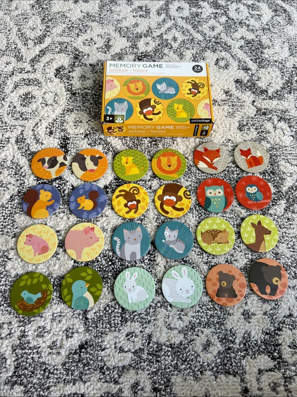 Balancing Barnyard Kids Game & memory game